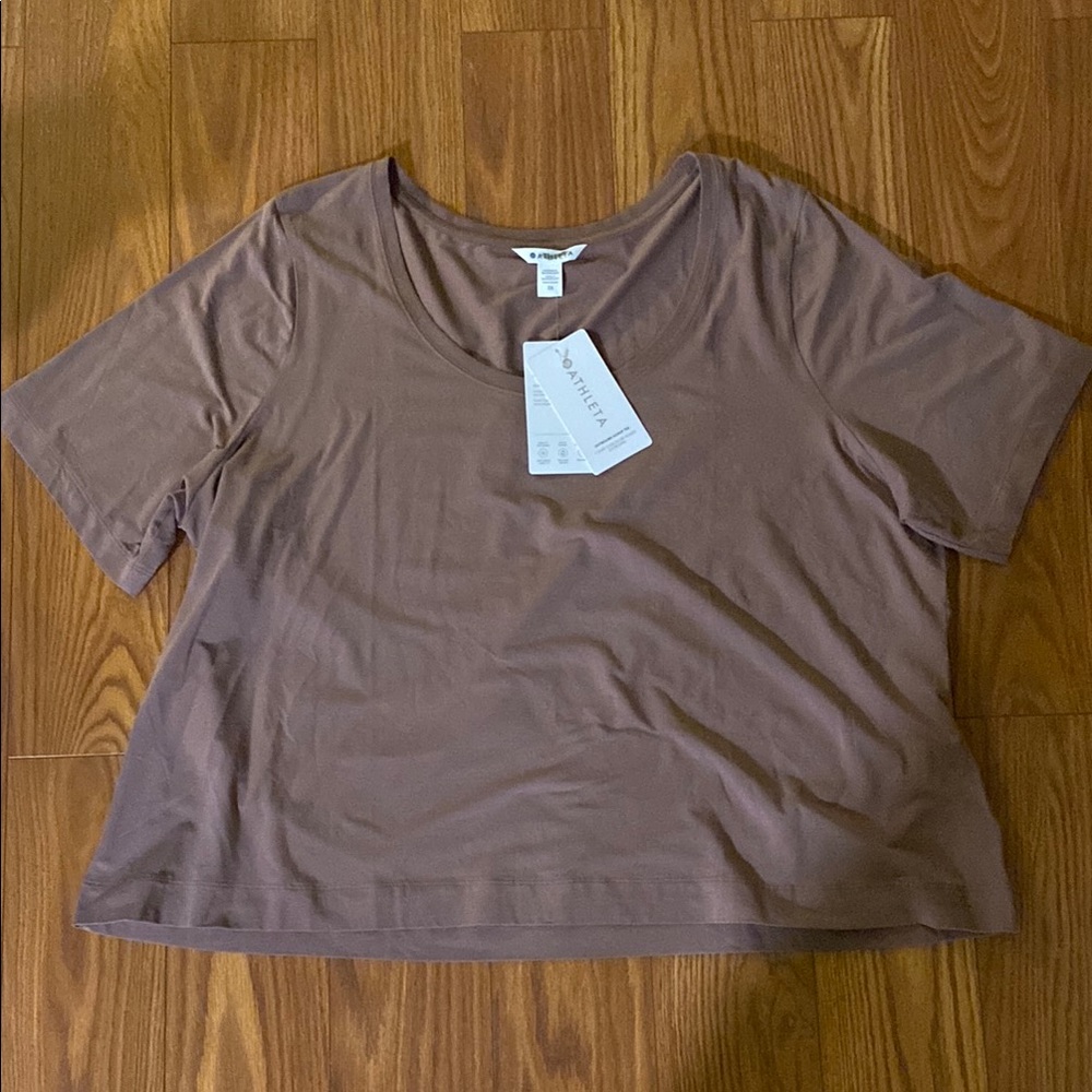 Brown Athleta Top